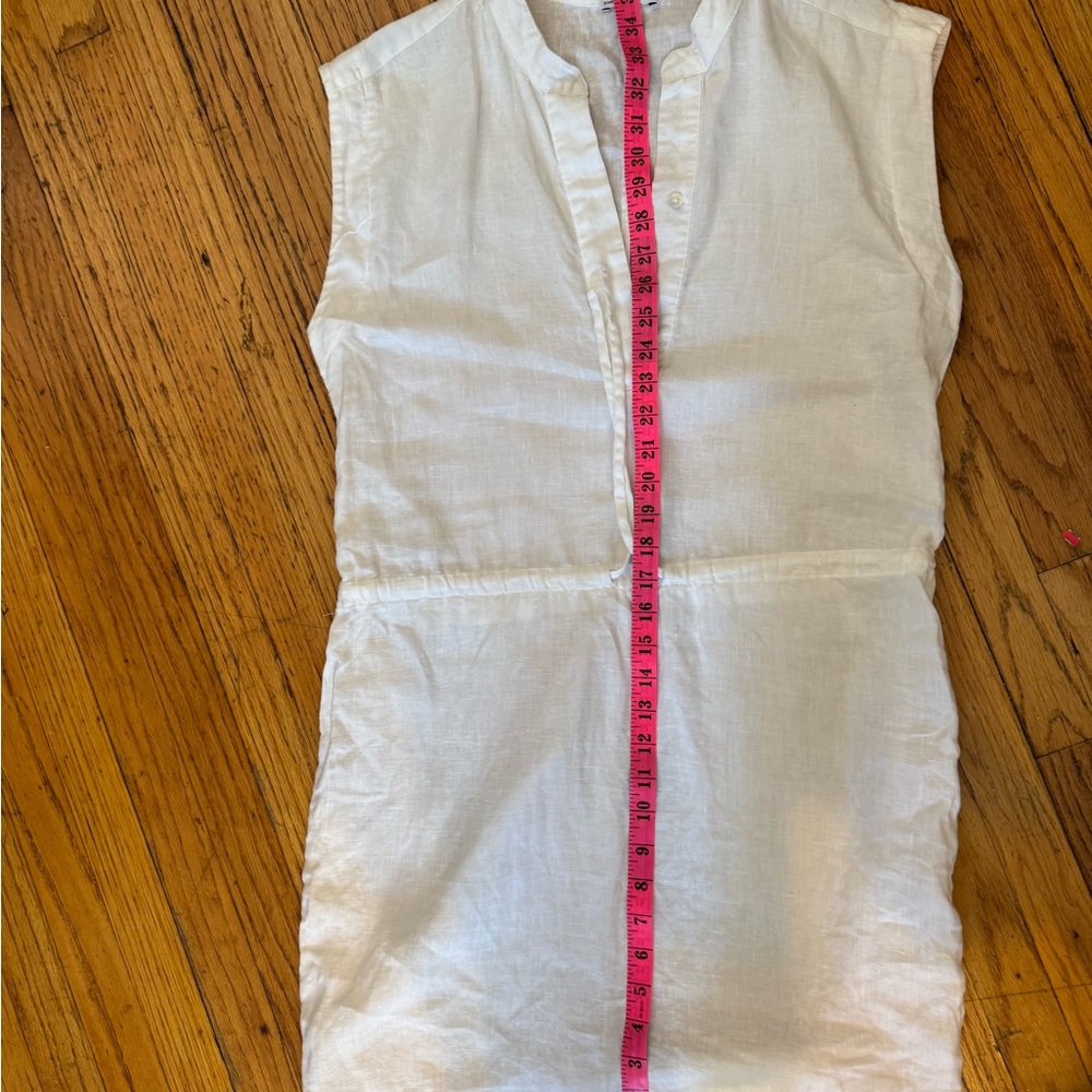 James Perse white Sleeveless linen mini dress size 2 - Picture 10 of 10